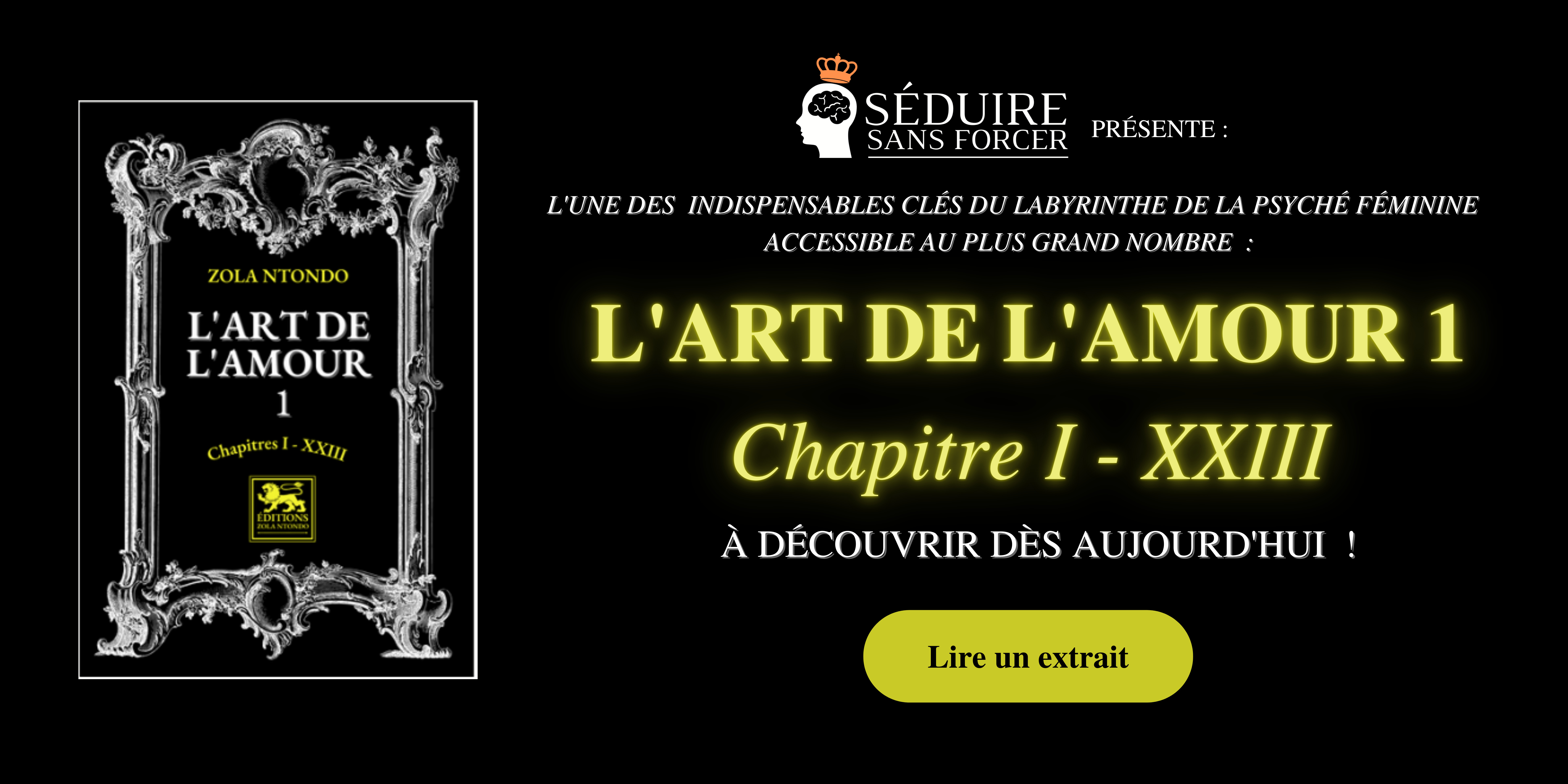 L'art de l'amour 1 : Chapitre I - XXIII